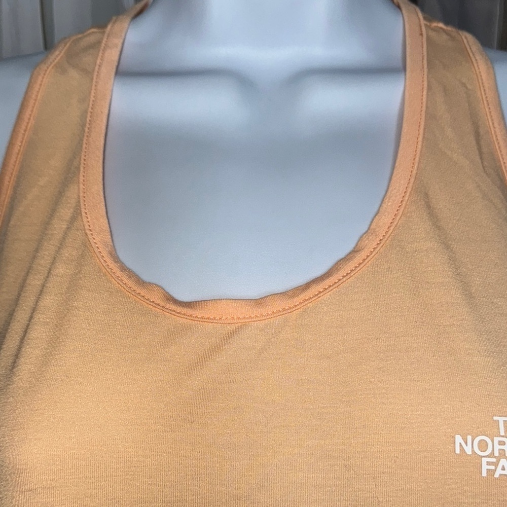 The North Face Orange Sleeveless Relaxed Tank Top - Picture 3 of 9